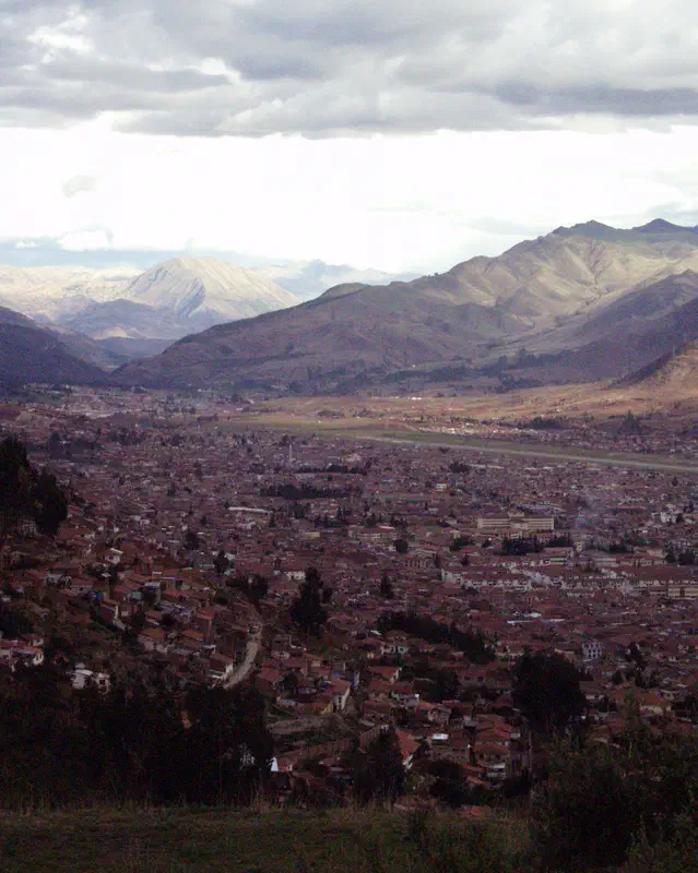 Cuszco from Saqsaywaman
