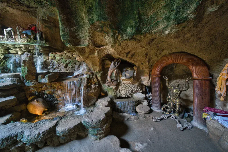 Paid area of the cave.