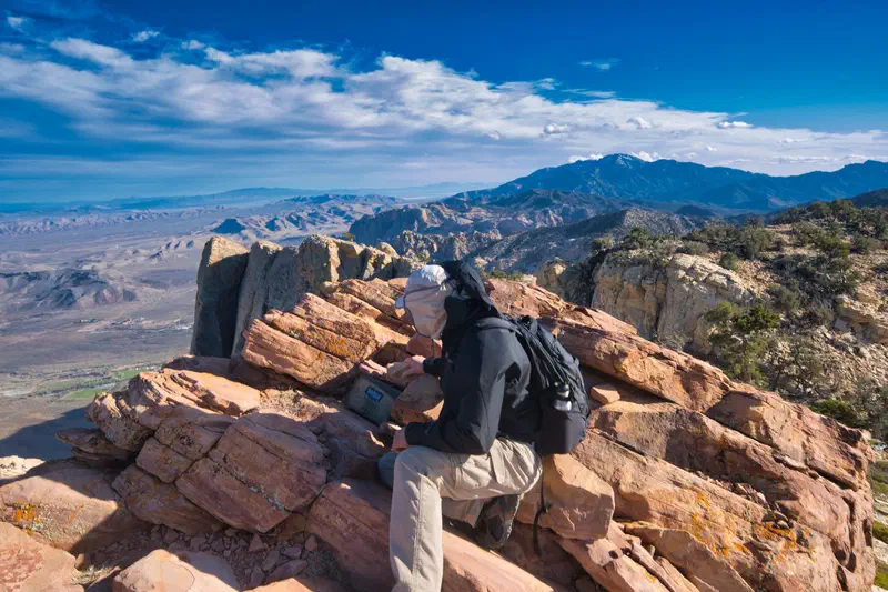 At the top of Wilson peak. The tallest area inside Red Rock…