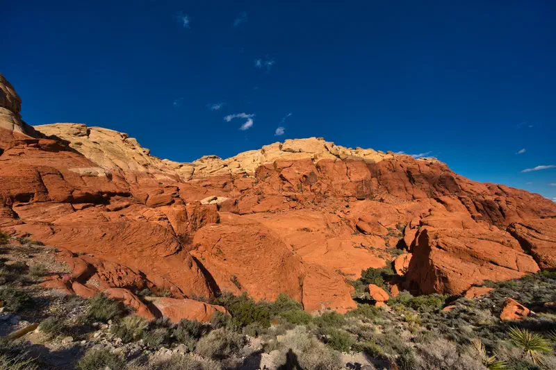 A view of Red Rocks (Calico hills) on the way back out.